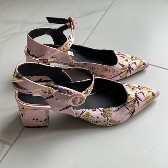 Zara pink satin sandals - Picture 3 of 7